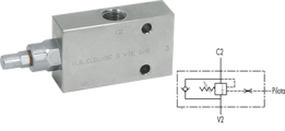 Трехлинейные тормозные клапаны одностороннего действия VBCD SE 3 VIE